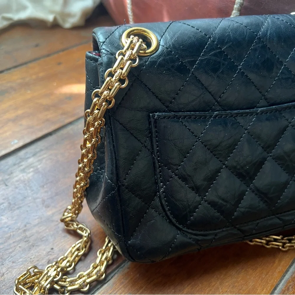Rare CHANEL Casino Charm Black Quilted Bag with Gold Chain - Picture 8 of 16